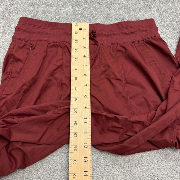 The North Face Aphrodite 2.0 Capri Pants Womens Medium Red Ruched Outdoor Hiking - Picture 11 of 15